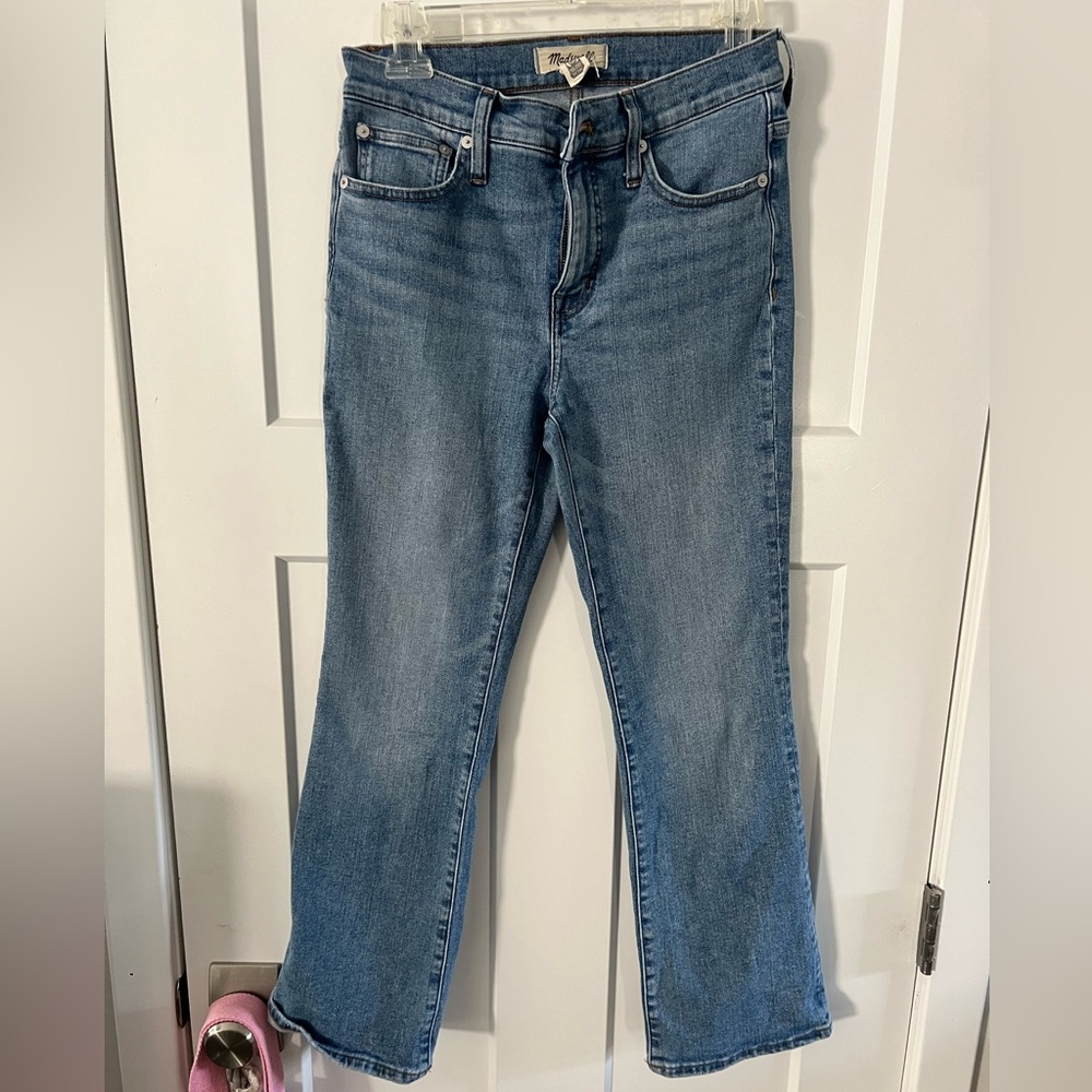 Madewell mid rise kick out jeans